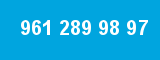 961 289 98 97 961 289 98 97